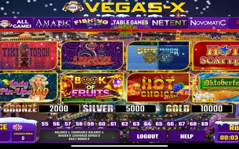 Vegas X game